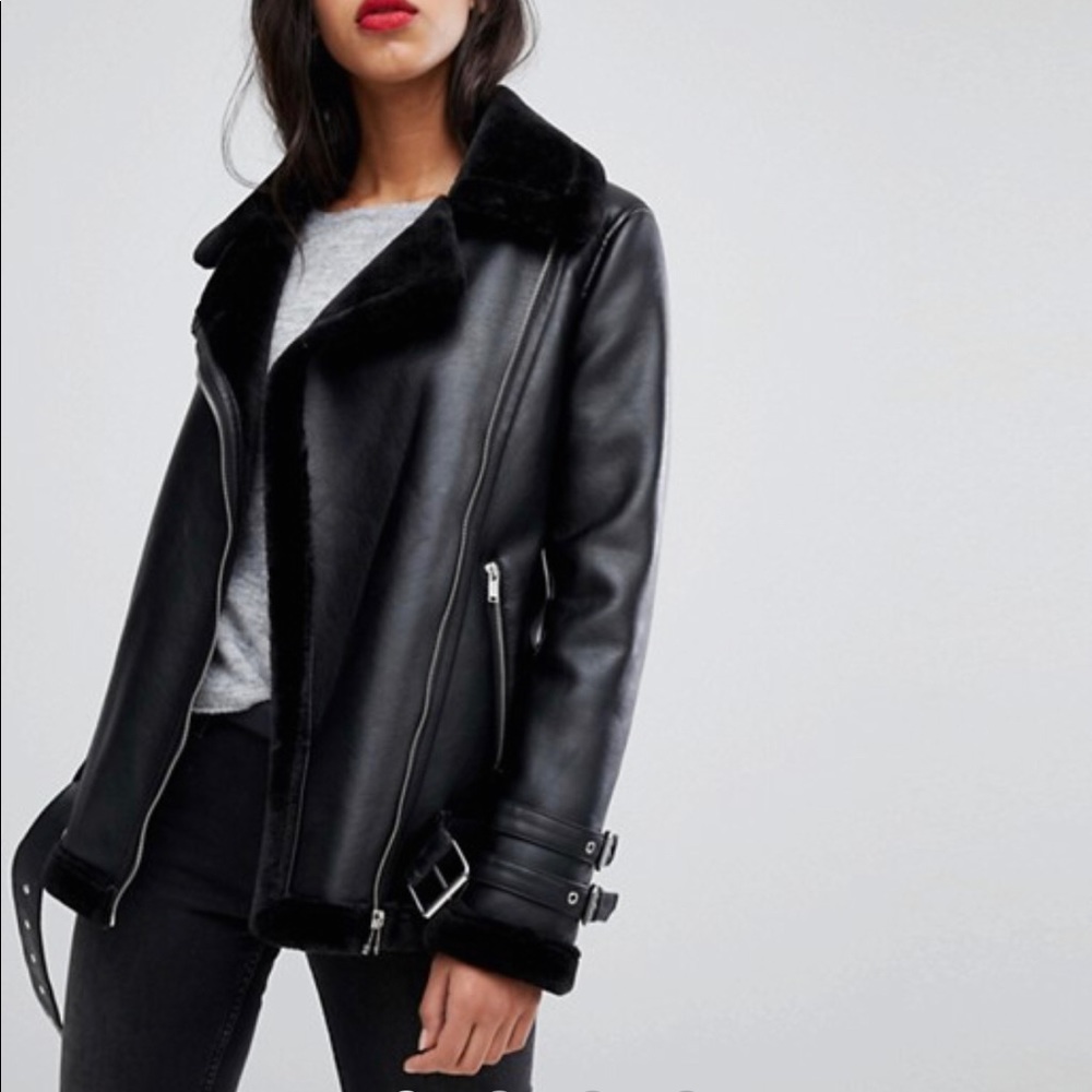 ASOS Faux Leather Jacket